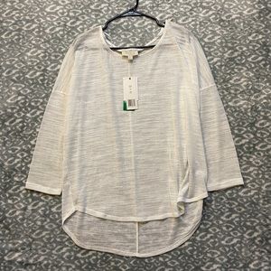 Olive & Oak / Costco / Sheer Long Sleeve / White Cream / XL
